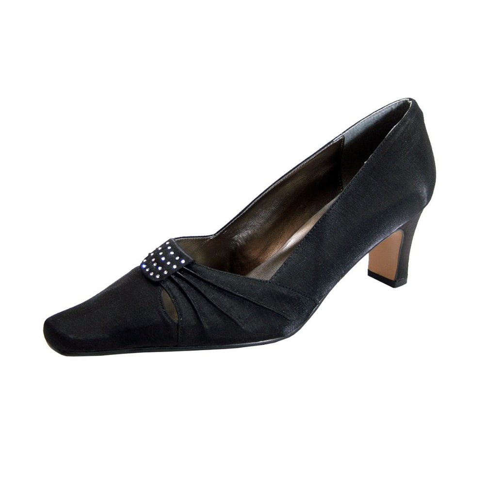 👠 FLORAL Reina Women's Wide Width Satin Dress Shoes 👠